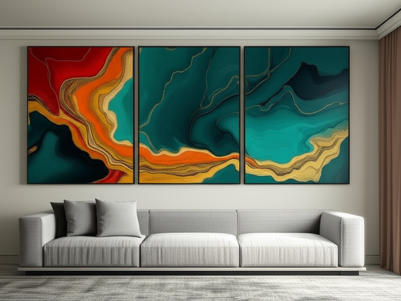🖼️ Le Secret des Tableaux Triptyques pour un effet de galerie