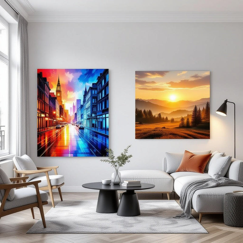 🎨 Toile Imprimée ou Tableau Acrylique : Quel support pour votre intérieur ?