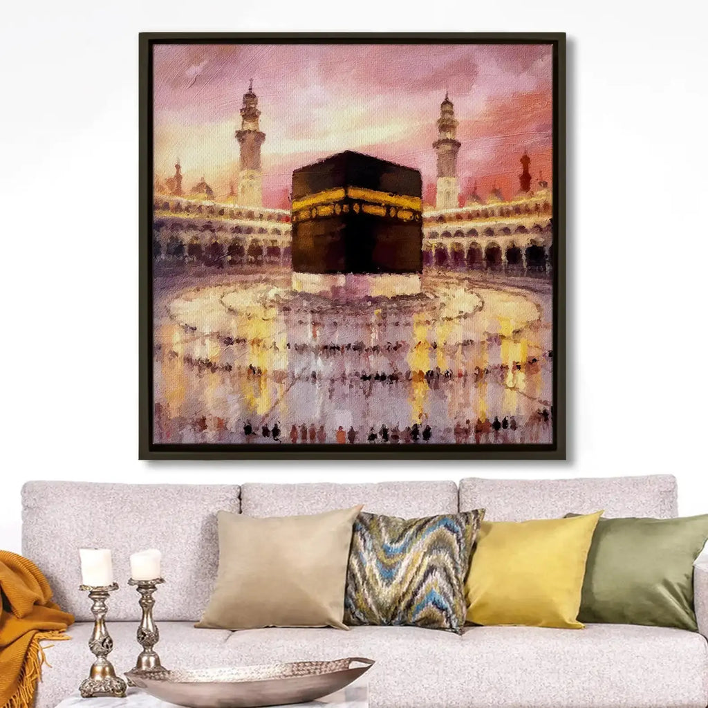 Tableau décoratif -  AlKaaba  Tableaux décoratifs uniques au Maroc | lepinceau.ma