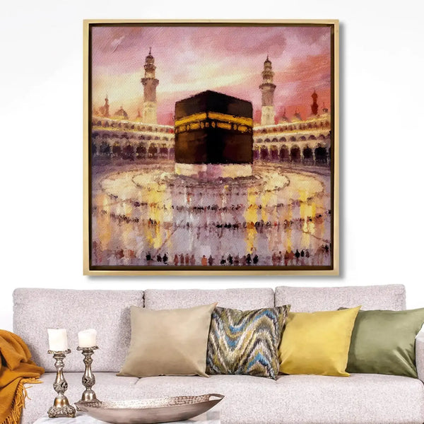 Tableau décoratif -  AlKaaba  Tableaux décoratifs uniques au Maroc | lepinceau.ma