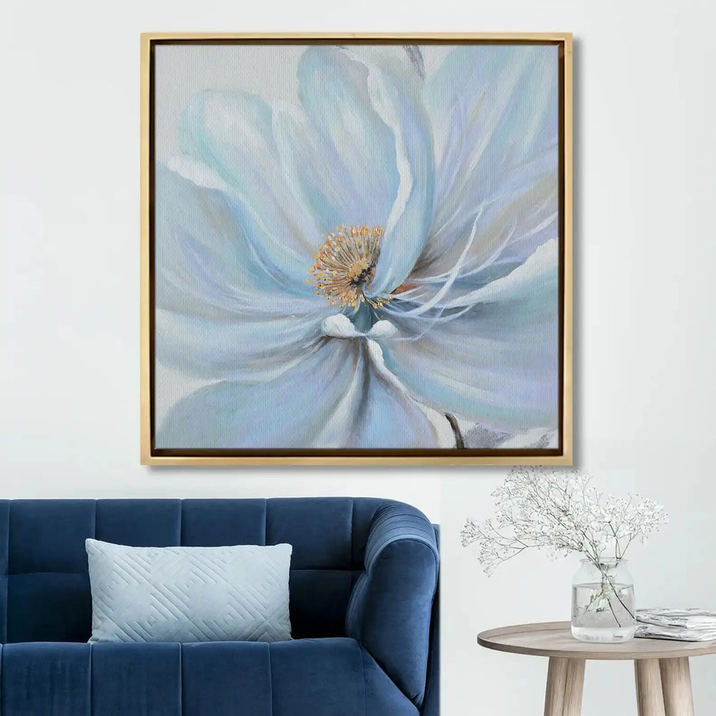 Tableau décoratif - Blue Bloom  Tableaux décoratifs uniques au Maroc | lepinceau.ma