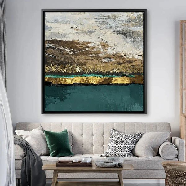 Tableau décoratif - Golden Strokes  Tableaux décoratifs uniques au Maroc | lepinceau.ma