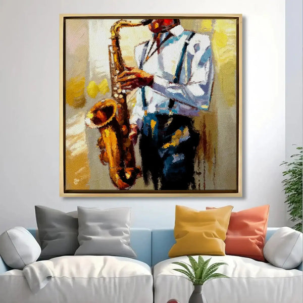 Tableau décoratif - Jazz Soul  Tableaux décoratifs uniques au Maroc | lepinceau.ma