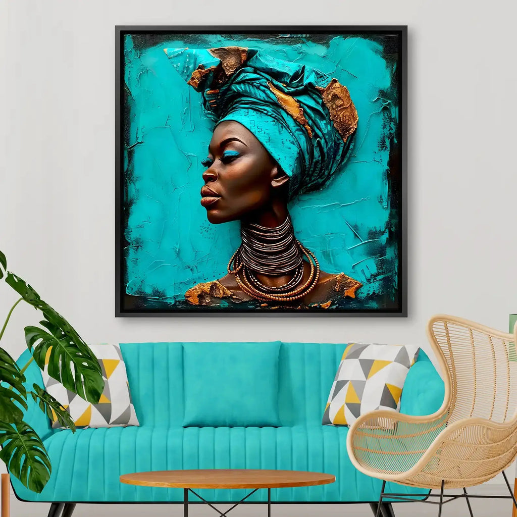 Tableau décoratif - La Reine  Tableaux décoratifs uniques au Maroc | lepinceau.ma