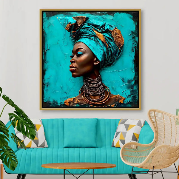 Tableau décoratif - La Reine  Tableaux décoratifs uniques au Maroc | lepinceau.ma