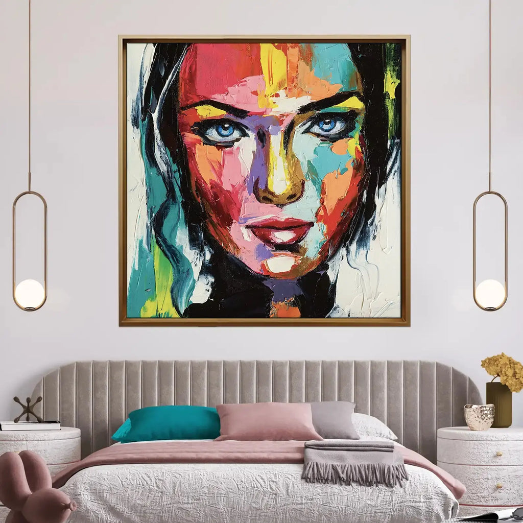 Tableau décoratif - Mystic Gaze  Tableaux décoratifs uniques au Maroc | lepinceau.ma