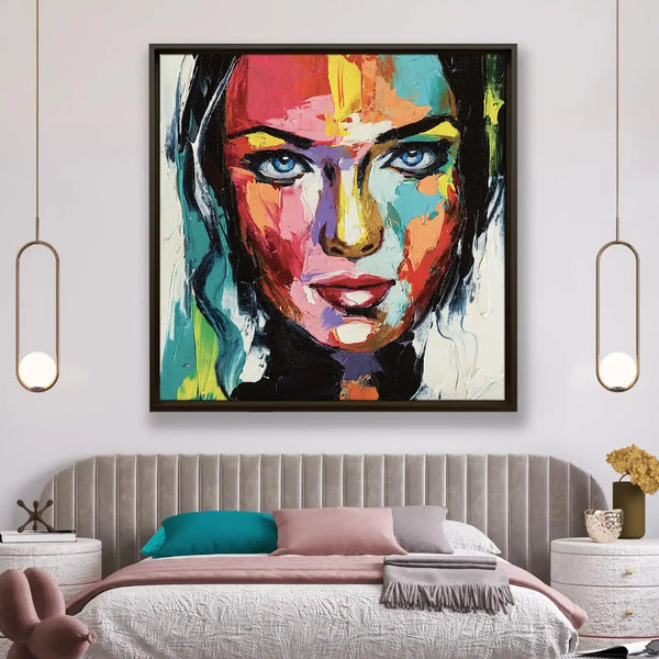 Tableau décoratif - Mystic Gaze  Tableaux décoratifs uniques au Maroc | lepinceau.ma