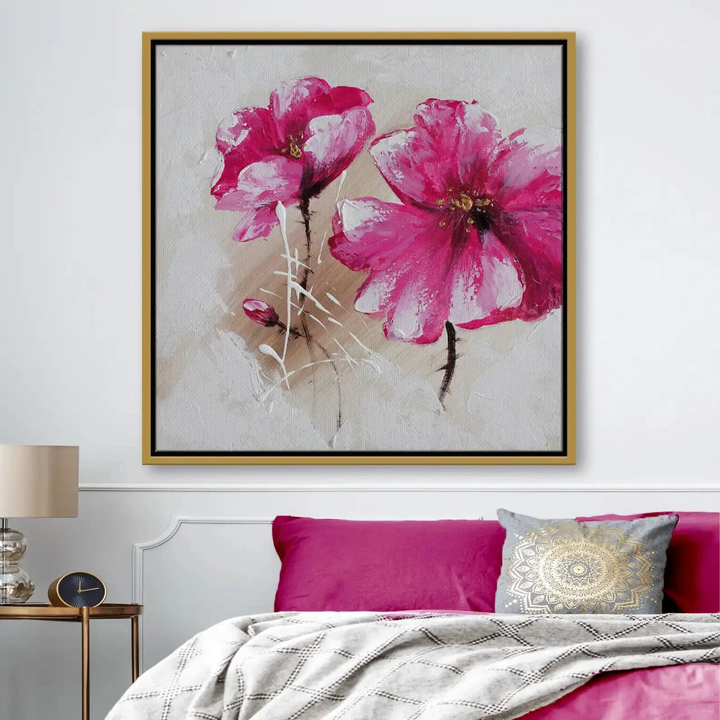 Tableau décoratif -  Pink Serenity  Tableaux décoratifs uniques au Maroc | lepinceau.ma