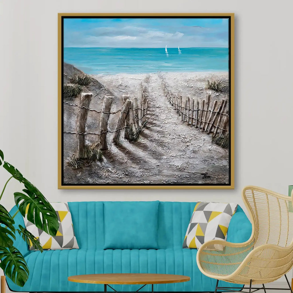 Tableau décoratif -  Summer Beach  Tableaux décoratifs uniques au Maroc | lepinceau.ma