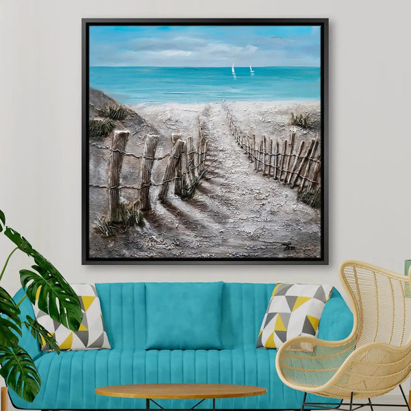 Tableau décoratif -  Summer Beach  Tableaux décoratifs uniques au Maroc | lepinceau.ma
