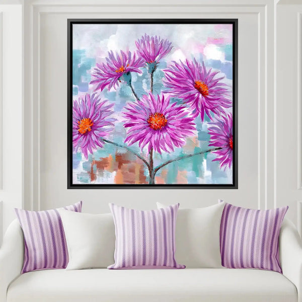 Tableau décoratif - Vibrant Blooms  Tableaux décoratifs uniques au Maroc | lepinceau.ma