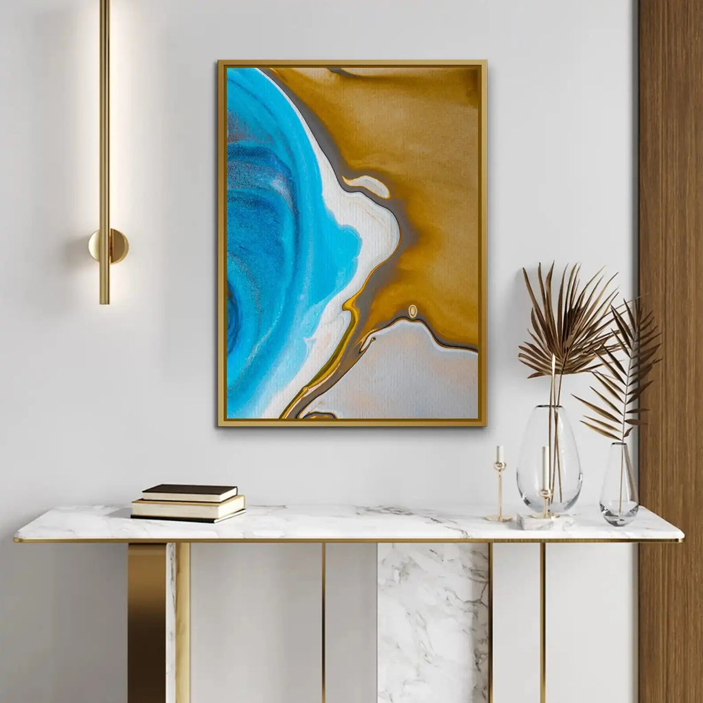 Tableau décoratif - ABSTRACT BEACH  Tableaux décoratifs uniques au Maroc | lepinceau.ma