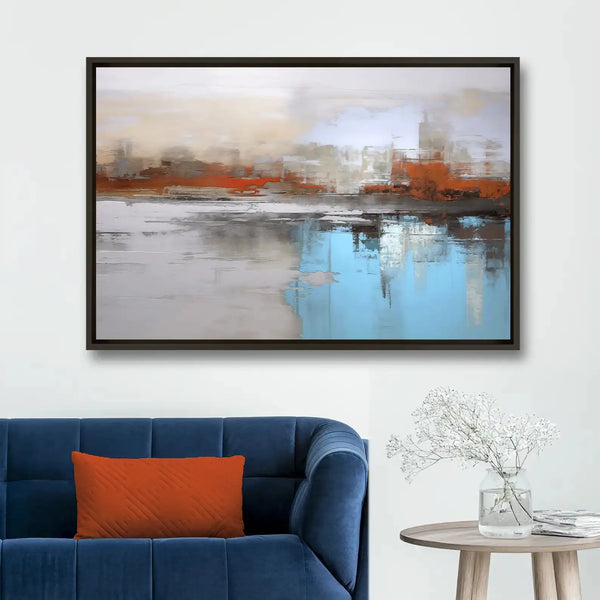 Tableau décoratif - City Reflections  Tableaux décoratifs uniques au Maroc | lepinceau.ma