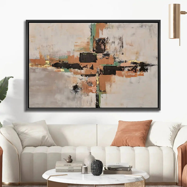 Tableau décoratif - Earthy Tones  Tableaux décoratifs uniques au Maroc | lepinceau.ma