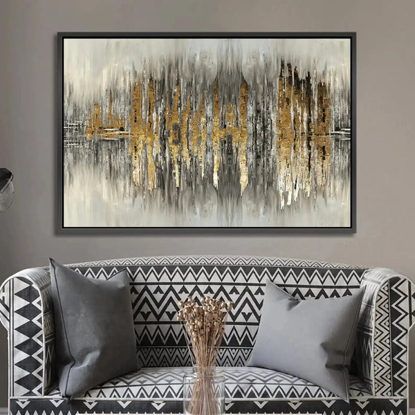 Tableau décoratif - Fading into Gold  Tableaux décoratifs uniques au Maroc | lepinceau.ma