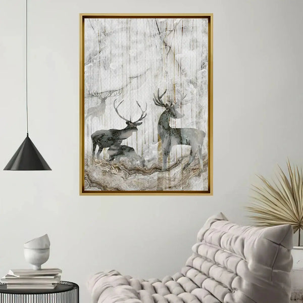 Tableau décoratif - Ghostly Herd  Tableaux décoratifs uniques au Maroc | lepinceau.ma