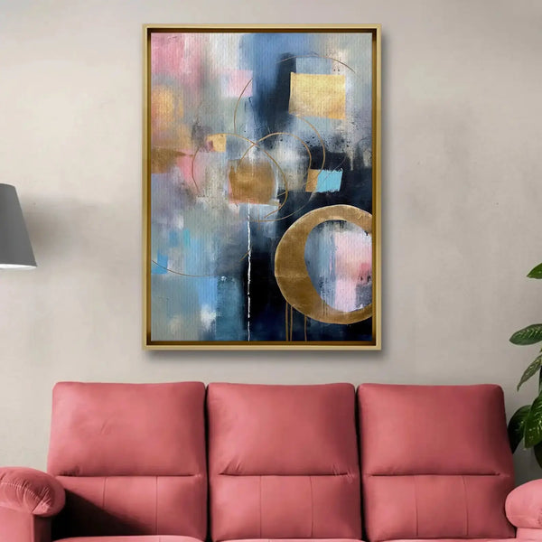 Tableau décoratif - Golden Spirals  Tableaux décoratifs uniques au Maroc | lepinceau.ma