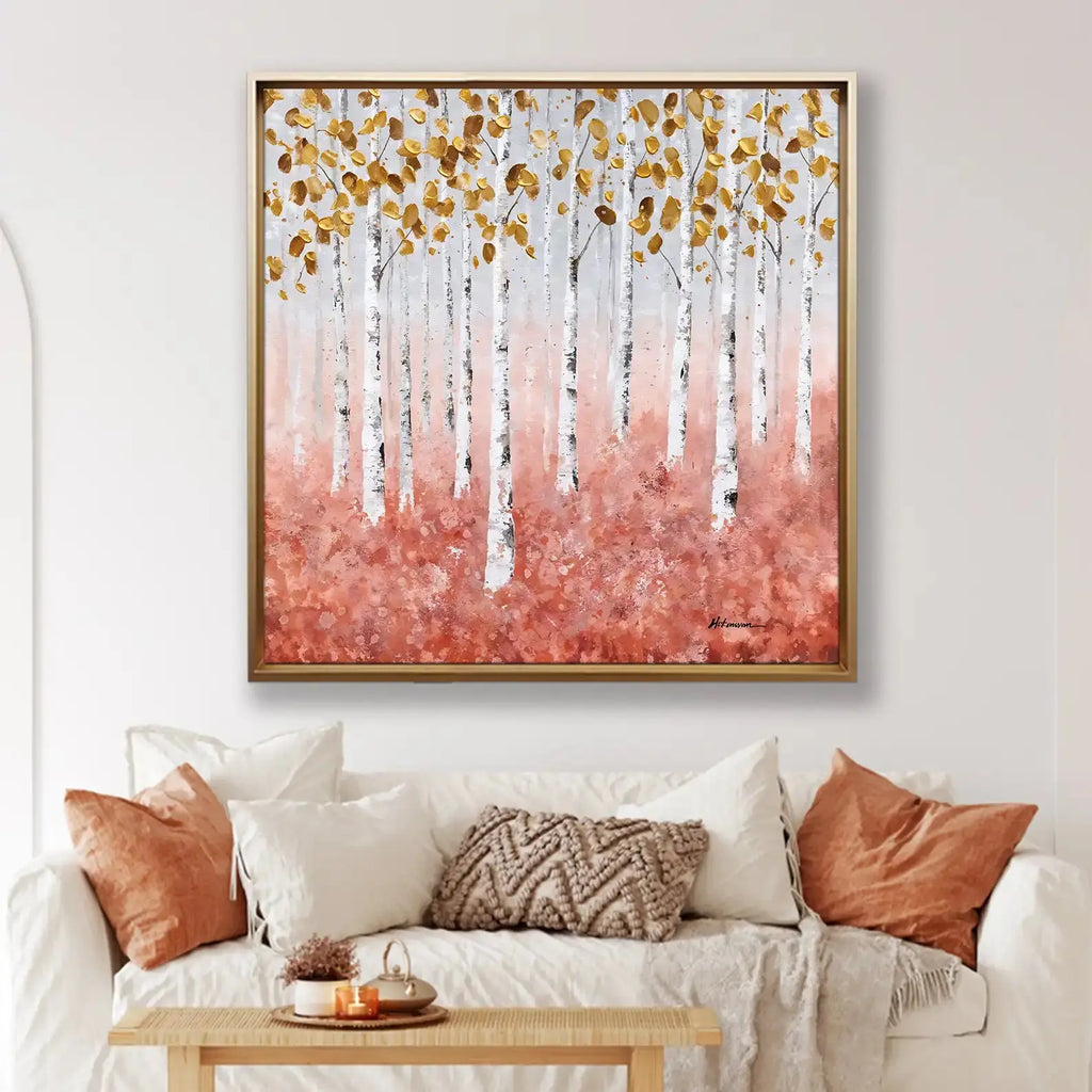 Tableau décoratif - Golden in Autumn Woods  Tableaux décoratifs uniques au Maroc | lepinceau.ma