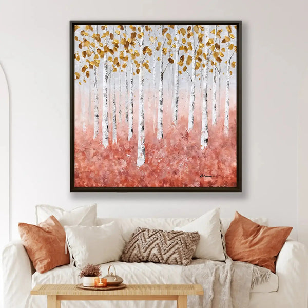 Tableau décoratif - Golden in Autumn Woods  Tableaux décoratifs uniques au Maroc | lepinceau.ma