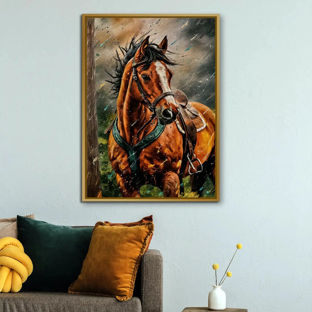 Tableau décoratif - HORSE  Tableaux décoratifs uniques au Maroc | lepinceau.ma