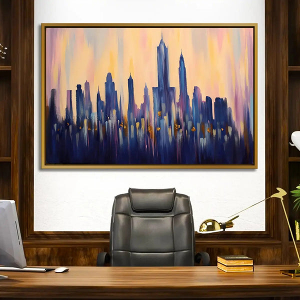 Tableau décoratif - New York  Tableaux décoratifs uniques au Maroc | lepinceau.ma