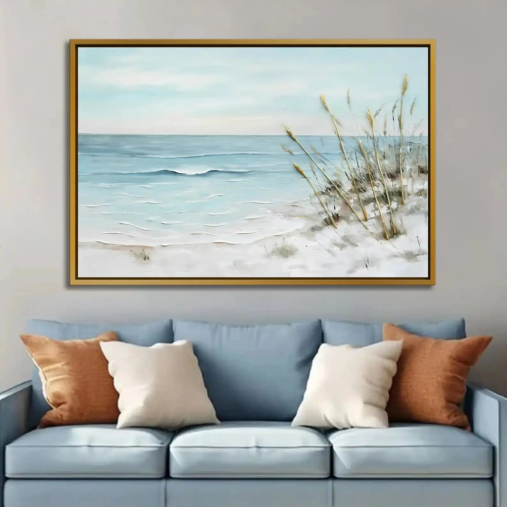 Tableau décoratif - Tranquil Dunes - Seascape  Tableaux décoratifs uniques au Maroc | lepinceau.ma