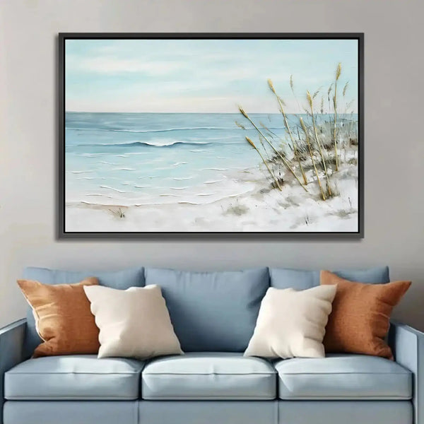 Tableau décoratif - Tranquil Dunes - Seascape  Tableaux décoratifs uniques au Maroc | lepinceau.ma