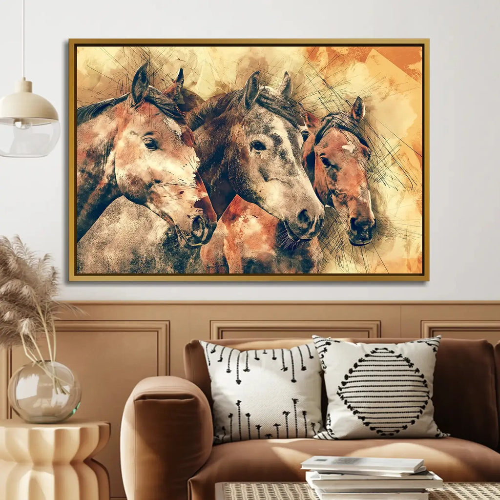 Tableau décoratif - Untamed Majesty  Tableaux décoratifs uniques au Maroc | lepinceau.ma