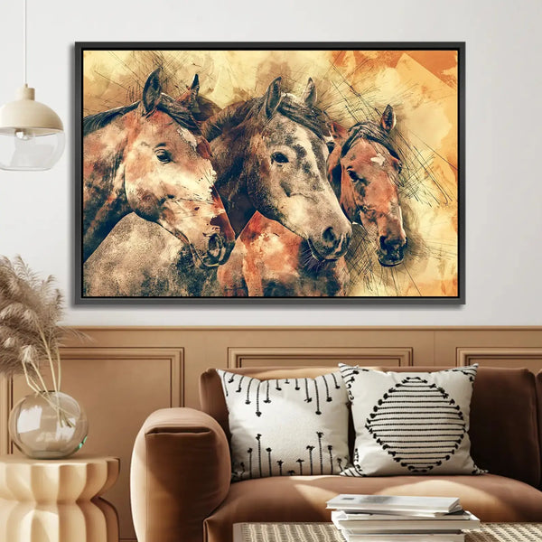 Tableau décoratif - Untamed Majesty  Tableaux décoratifs uniques au Maroc | lepinceau.ma