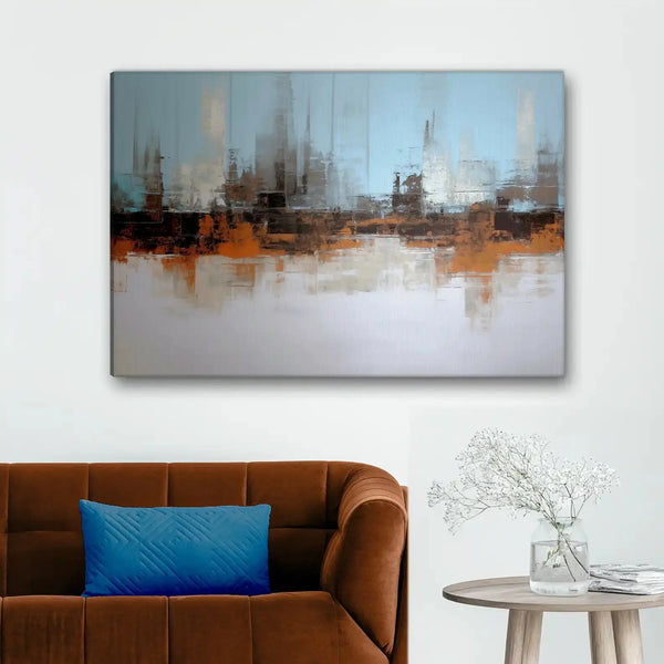 Tableau décoratif - Urban Serenity  Tableaux décoratifs uniques au Maroc | lepinceau.ma