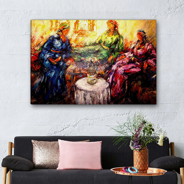 Tableau décoratif - Majestic Peacock  Tableaux décoratifs uniques au Maroc | lepinceau.ma