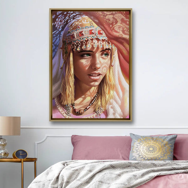 Tableau décoratif - Majestic Peacock  Tableaux décoratifs uniques au Maroc | lepinceau.ma