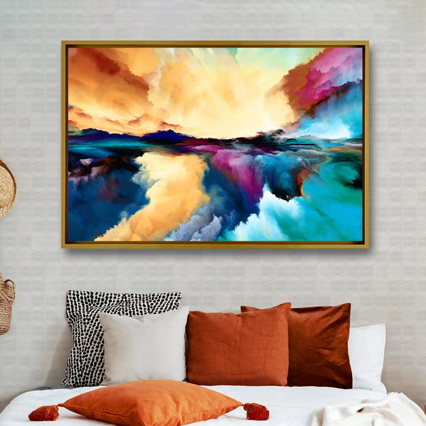 Tableau décoratif - Majestic Peacock  Tableaux décoratifs uniques au Maroc | lepinceau.ma