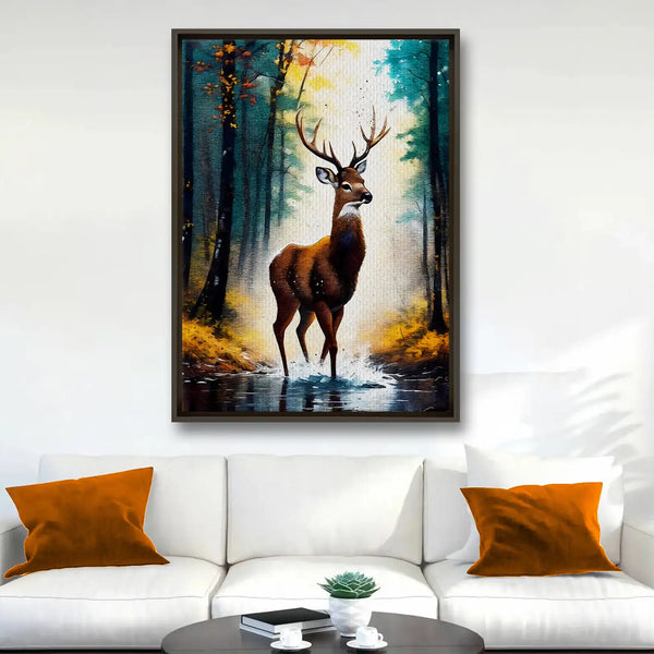 Tableau décoratif - Majestic Peacock  Tableaux décoratifs uniques au Maroc | lepinceau.ma