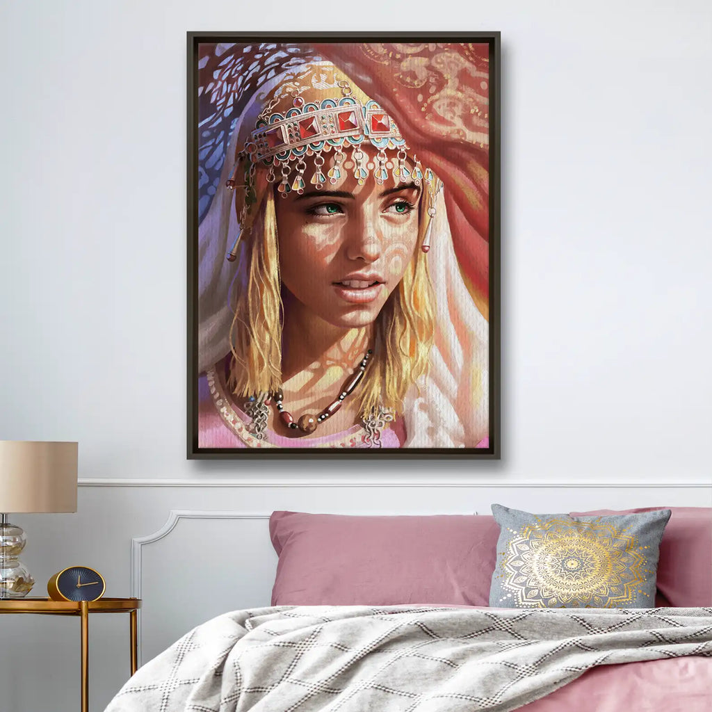 Tableau décoratif - Majestic Peacock  Tableaux décoratifs uniques au Maroc | lepinceau.ma