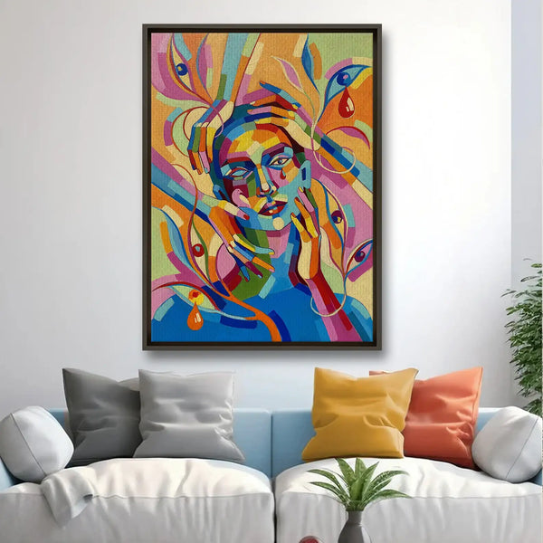 Tableau décoratif - Majestic Peacock  Tableaux décoratifs uniques au Maroc | lepinceau.ma