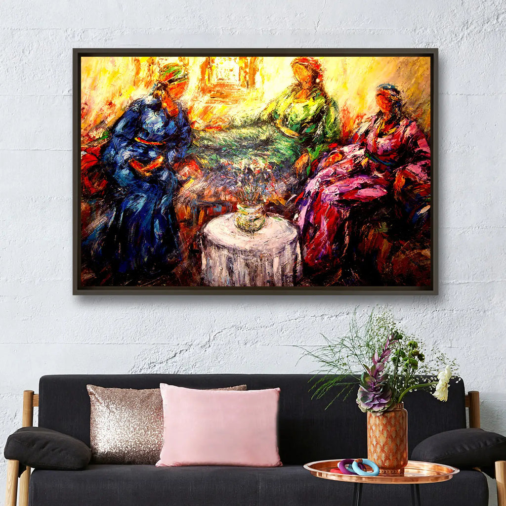 Tableau décoratif - Majestic Peacock  Tableaux décoratifs uniques au Maroc | lepinceau.ma