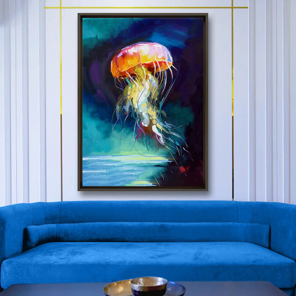 Tableau décoratif - Majestic Peacock  Tableaux décoratifs uniques au Maroc | lepinceau.ma